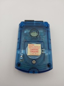 Sega Dreamcast VMU HKT-7000 Visual Memory Unit Transparent Blue NEW BATTERIES