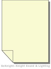 Lee Filters 007 Pale Yellow Lighting Gel Sheet