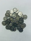1944 Mercury Dimes. 50 Coin Lot. 90% Silver.