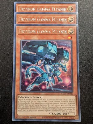 Drytron Gamma Eltanin GEIM-EN026 Rare 1st Edition Playset 3x NM