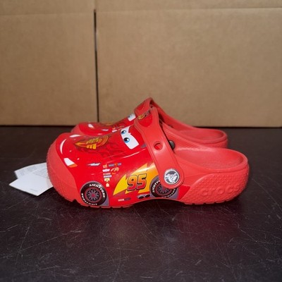 Crocs Classic Clog Cars Lightning McQueen Disney Pixar Size C12 Brand New