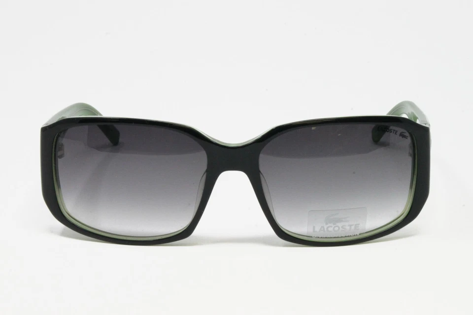 Солнцезащитные очки унисекс Lacoste LA12615-GR черные на зеленых 58 мм прямоугольные пластиковые - Изображение 2 из 4