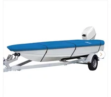 Classic Accessories Boat Covers 0.2"X188"X68" Imported Polyester Blue 4.9 Lb
