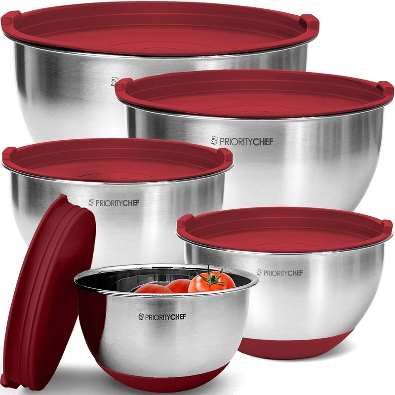 Priority Chef Mixing Bowls with Airtight Lids
