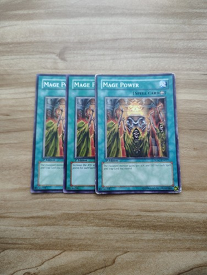#ad #ad Yu Gi Oh Mage Power 3X Full Playset $2.50