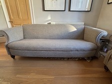 Harris Tweed Tetrad Sofa From Barker and Stonehouse Grey 4 Seater