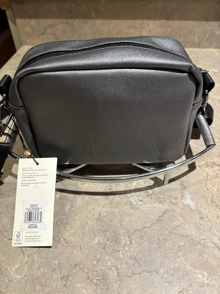 Calia Crossbody Bag Black Shine - Image 2 of 4