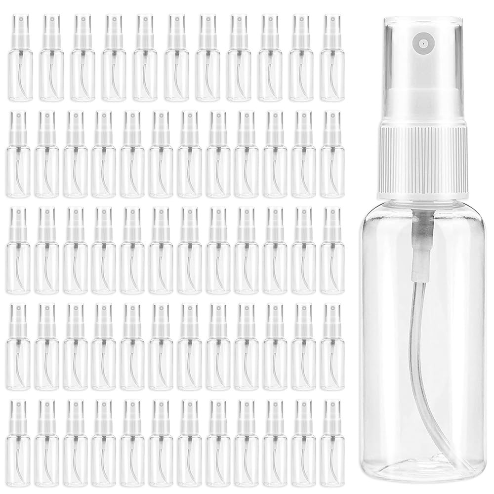 mizikuu 60 Pezzi Bottiglie Spray, 30ml Flacone Spray Vuoto 30ml Spray (i0B)