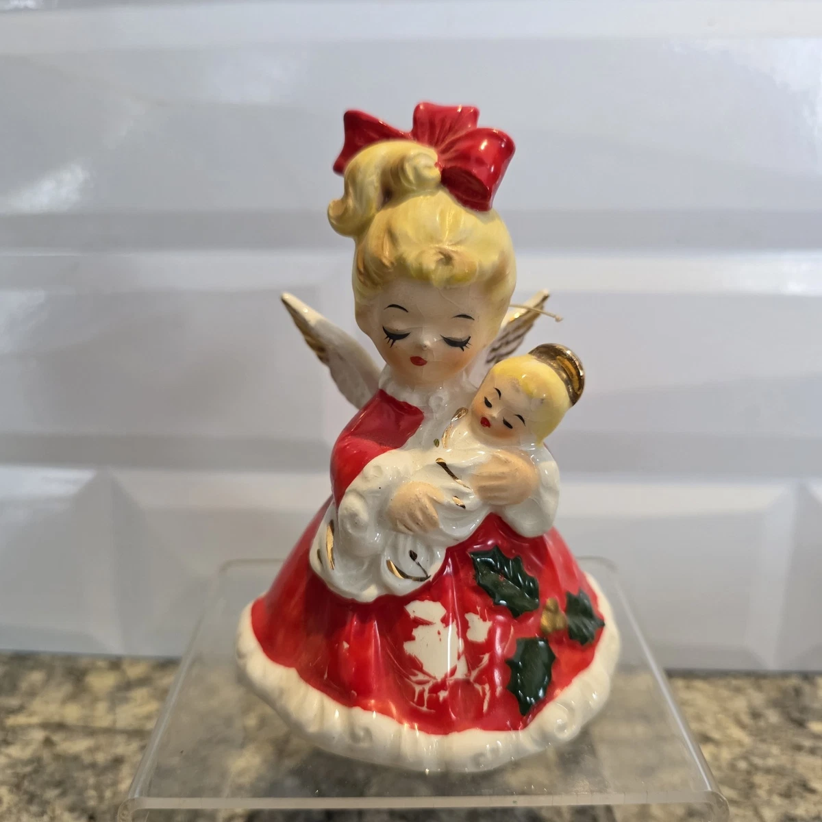Porcelain Christmas Angels Collectible Holiday & Seasonal