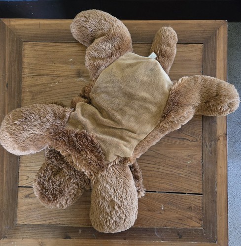 2015 Animal Adventure Dog Plush Stuffed Animal Chocolate Brown Lab Floppy 34" - Picture 7 of 7