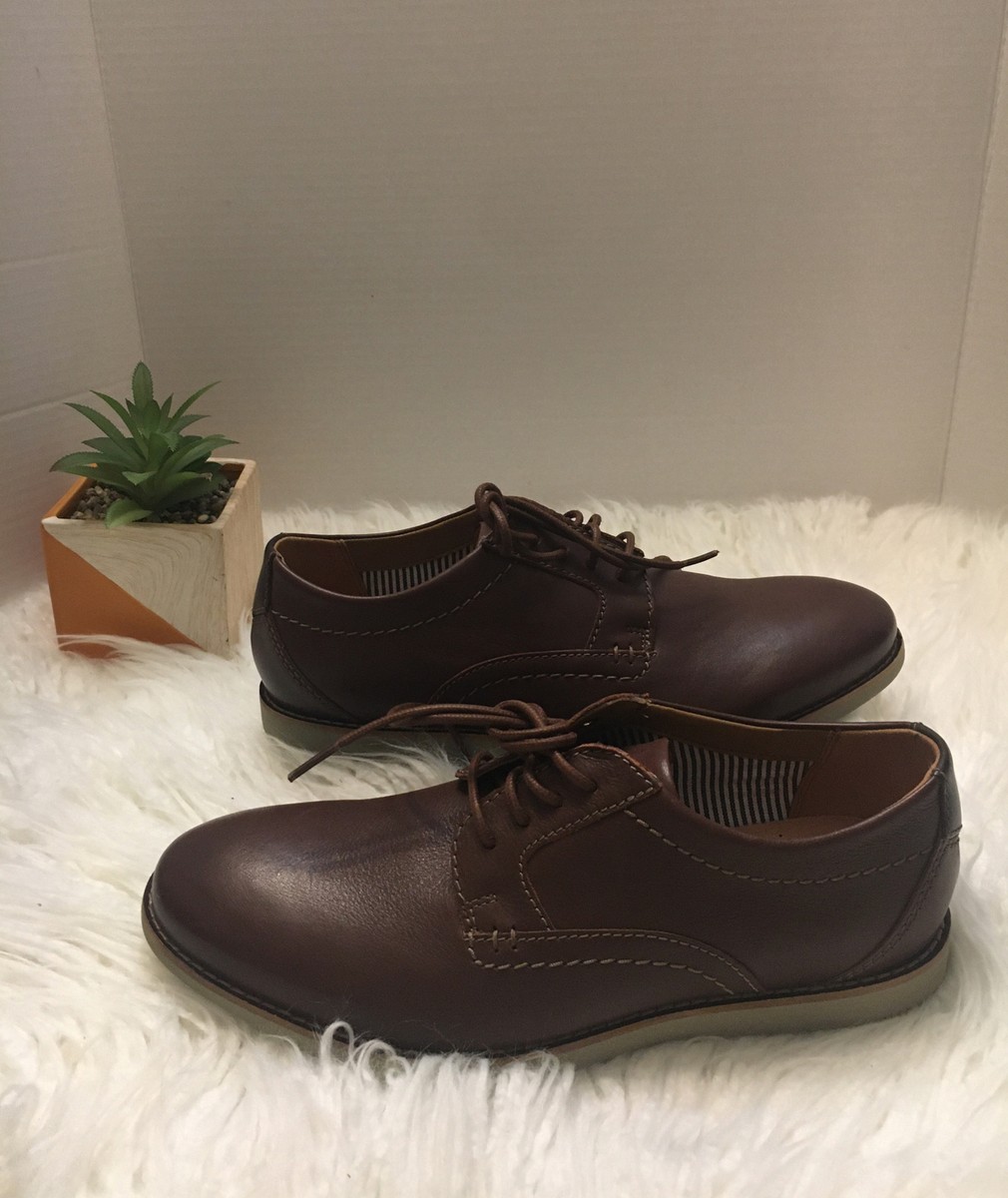 Clarks Shoes Men\'s 7.5 M Brown Leather Oxford Shoes Lace Up New s-l1200.jpg main image 4