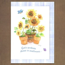 Vintage MARY HAMILTON Hallmark Religious Mother's Day Card for Friend, God Good