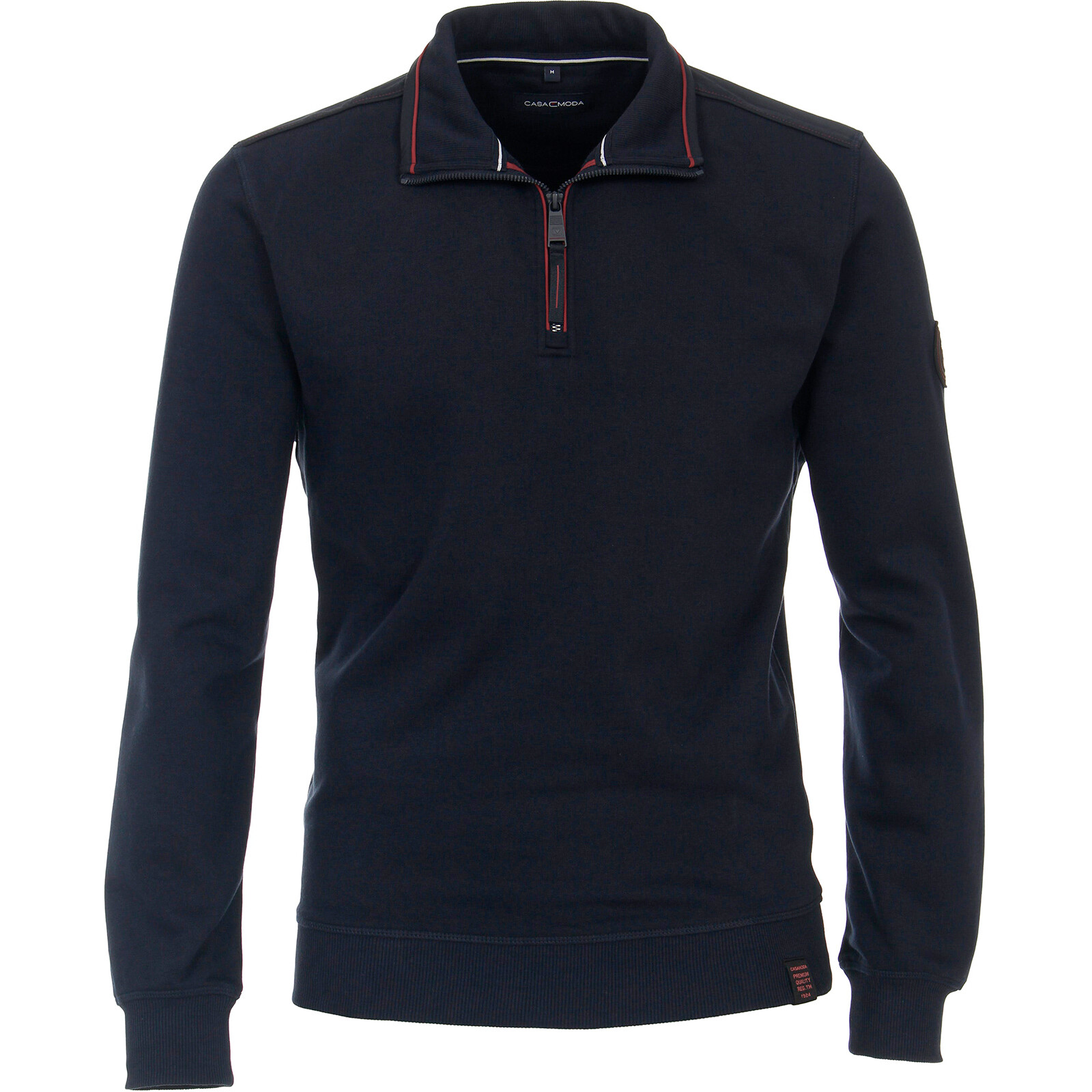 CasaModa Tallas Grandes Sweat Troyer Detalles Contraste Navy