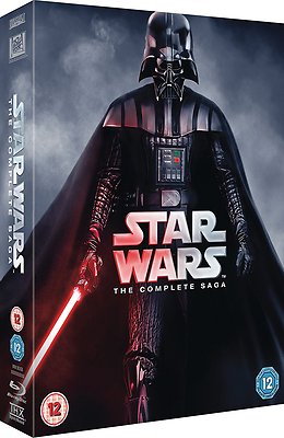 STAR WARS COMPLETE SAGA (EPISODES I-VI) 9 DISC BOX SET BLU-RAY REG