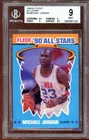 Michael Jordan Card 1990-91 Fleer #5 BGS 9 (8.5 9 9 9.5)