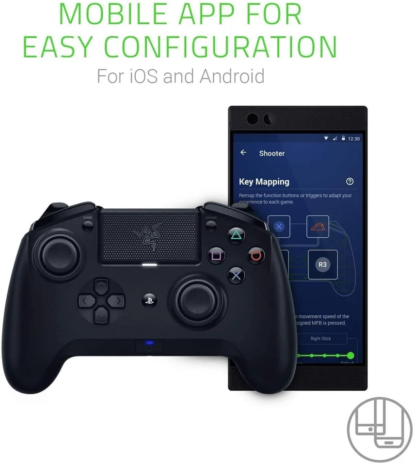 Razer Raiju Tournament Edition Wireless and Wired Gaming Controller for PS4 & PC - Image 2 of 4