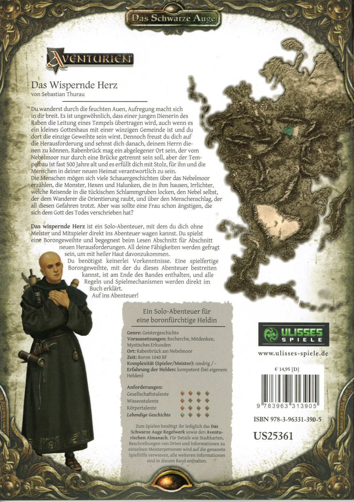 Thumbnail - Das Schwarze Auge (dsa5): Das Wispernde Herz (us25361),