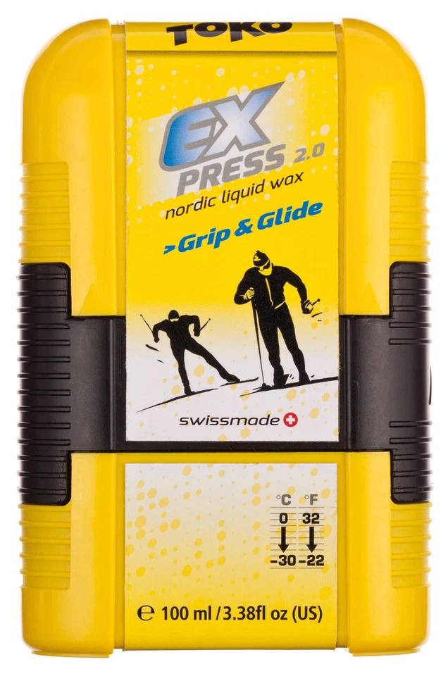 100 ml = 12,95 € TOKO EXPRESS Grip & Glide POCKET Flüssigwachs für Langlaufski