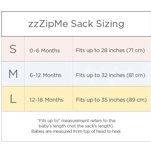 Novo com etiquetas saco zzZipMe musselina sem peso PEQUENO 0-6 mos - Mamãe e bebê girafa, amarelo - Imagem 4 de 4
