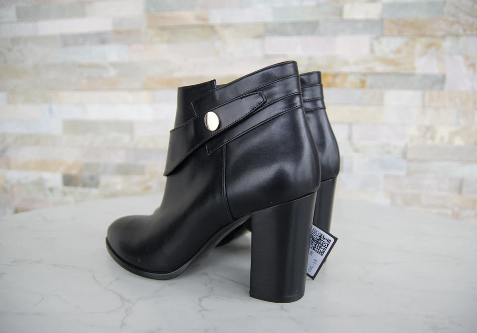 Trussardi EU 40 Botines Mujer Zapatos Negros Nuevos Anteriormente PVP 520 € Foto 4 de 4