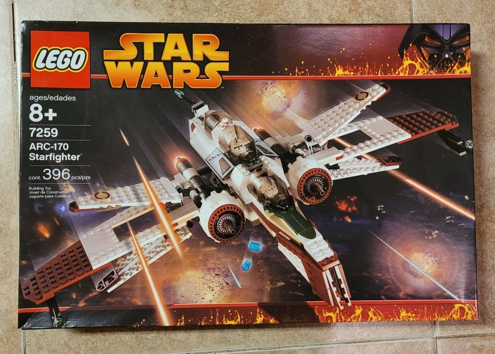 LEGO Star Wars: ARC-170 Starfighter (7259) - SEALED in original box 2005