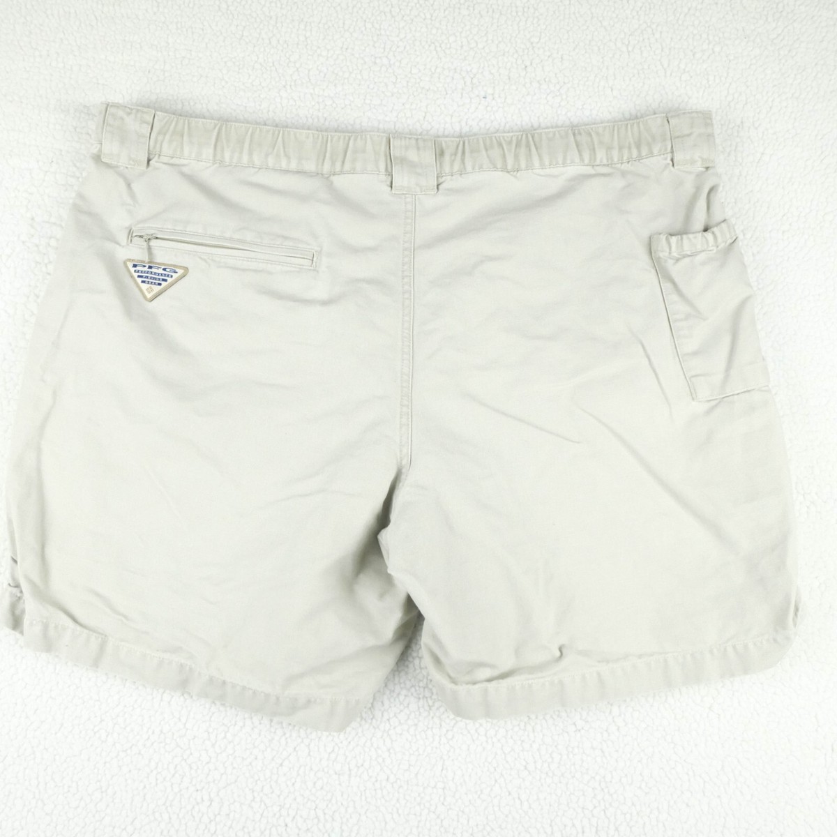white pfg shorts