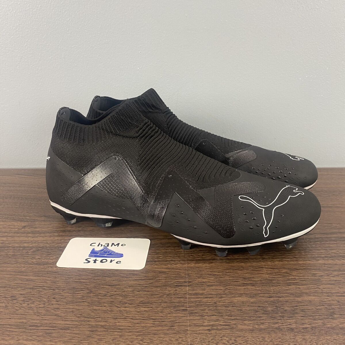 Puma Future Ultimate FG / AG Black White Soccer Cleats Puma Future Ultimate FG / AG Black White Soccer Cleats