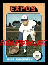 1975 Topps 9-355 EX/EX-MT Pick From List All PICTURED ss11