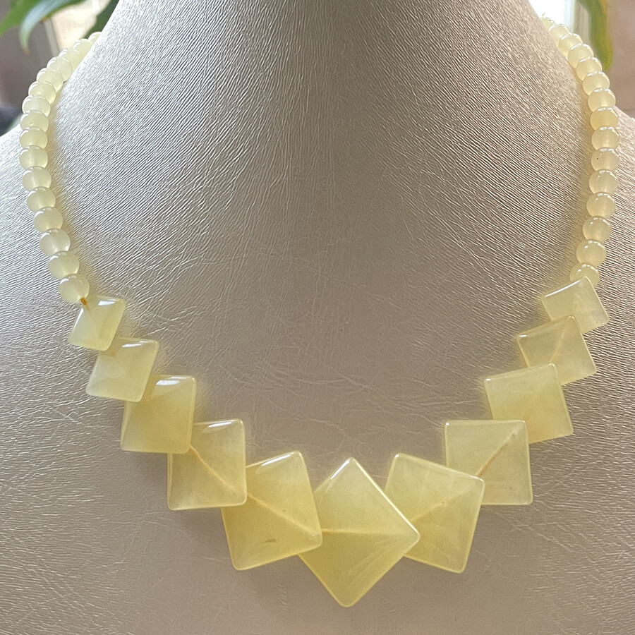Natural Jadeite Pendant Icy Green Bean shape Grade A Jadeite Necklace