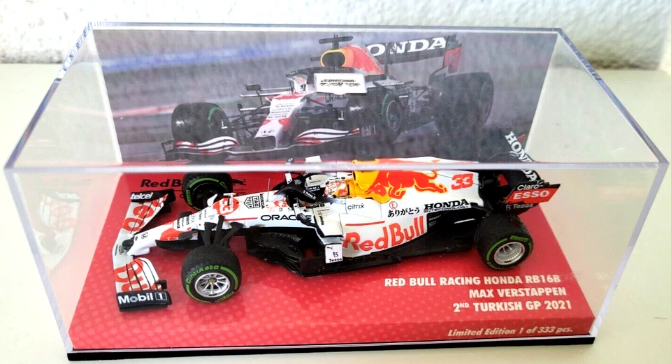 MINICHAMPS  1:43  M. VERSTAPPEN   RED BULL HONDA RB16B TURKISH GP. 2021 333 pcs. - Bild 3 von 3