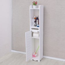 Bathroom Cabinet Narrow Bathroom Cabinet Set Adjustable Toilet Cabinet 20*80cm