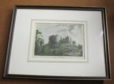 Thomas Bonner: Clifford Tower Hand Coloured Antique Engraving F/G 1783 F. Grose