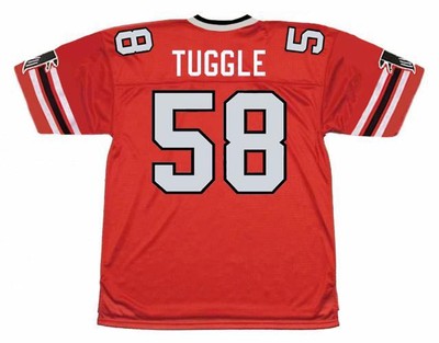 JESSE TUGGLE  Falcons 1989 Home Throwback Jersey