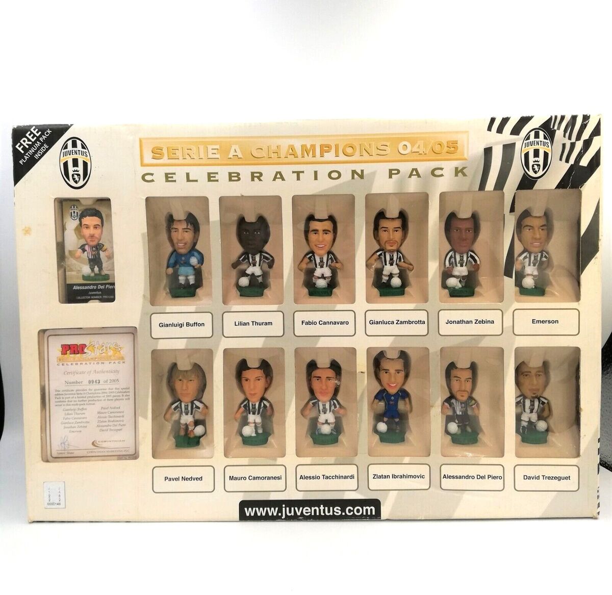 Corinthian Pro stars Juventus Serie A Champions 04/05 Corinthian Pro stars Juventus Serie A Champions 04/05