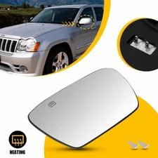 Driver Side Mirror Glass 2005-2010 For Jeep Grand Cherokee CH1324102
