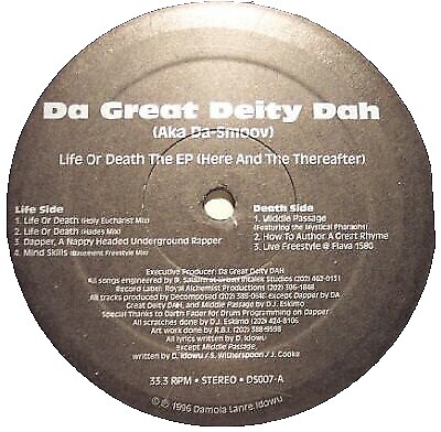 D.J. Afrika Bambaataa - Death Mix '96 EP JAPAN Official Reissue!VG