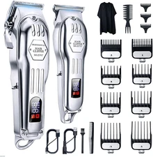 Hair Clippers Professional Cordless for Men, Barber Clippers for Hair Cutting Ki