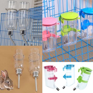 Pet Puppy Cat Dog Rabbit Dispenser Cage Water Feeder Drinking