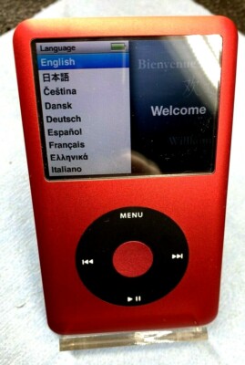Apple iPod Classic 6th Generation RED/B (80 GB) MB147LL - Excellent CONDITION !!