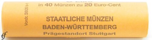 Allemagne rouleau RFA 20 cents 2017 F Stuttgart avec 40 pièces fraîches frappées - Photo 1/1
