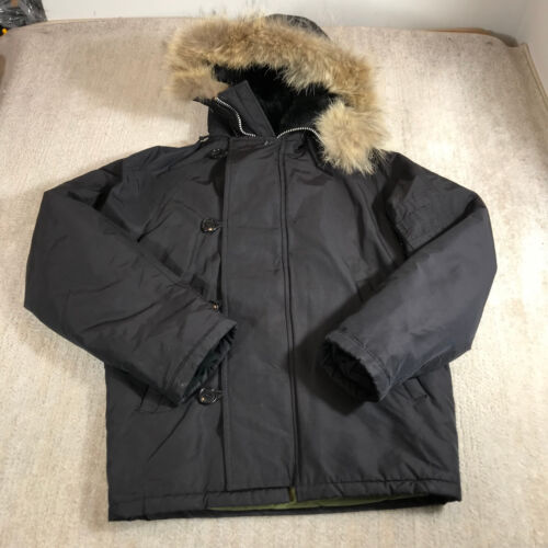 Vintage Spiewak Golden Fleece Kurtka Męska 32 N2B Ciężka latająca parka pilota - Zdjęcie 1 z 16