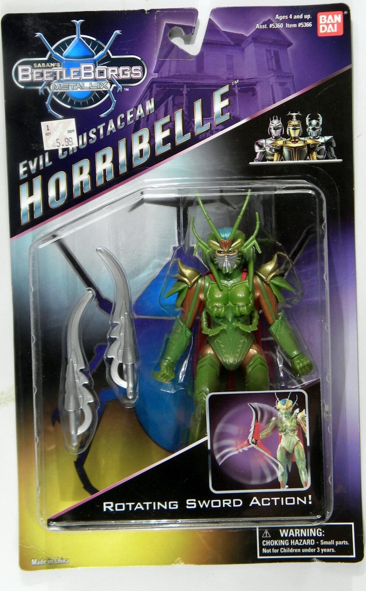 1997 Bandai Saban's Beetle Evil Crustacean Horribelle MOC