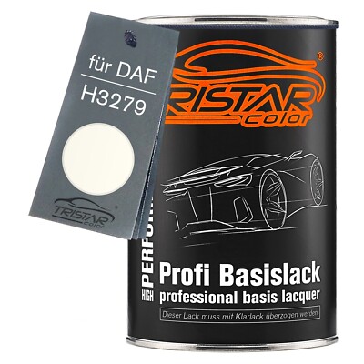Autolack Dose für DAF H3279 Brillant White Blanc De Serie Cabine 1,0L