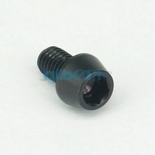 2 pezzi bulloni testa conica vite bici titanio nero GR5 M6 x 10 mm #F22