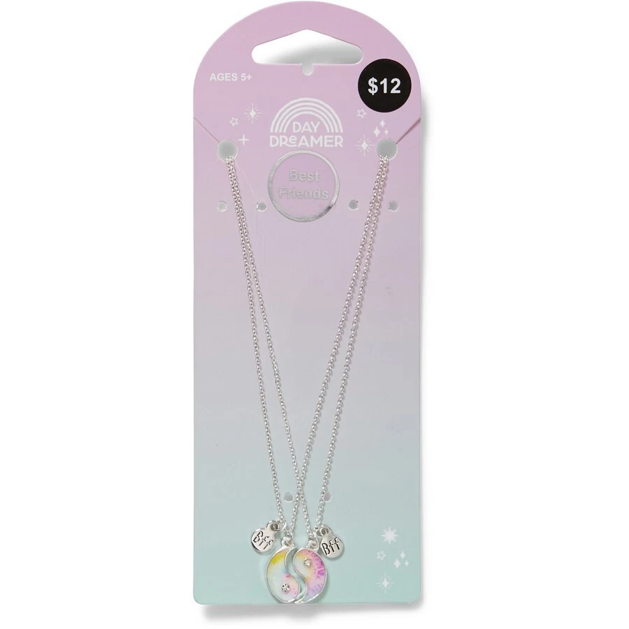 Day Dreamer Kids Best Friends Necklace Set Silver Tone eBay