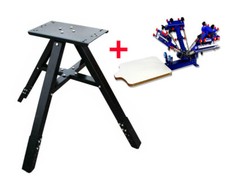 Brand New Micro-registration 4 Color Screen Printing Machine w/Stand Small Kit