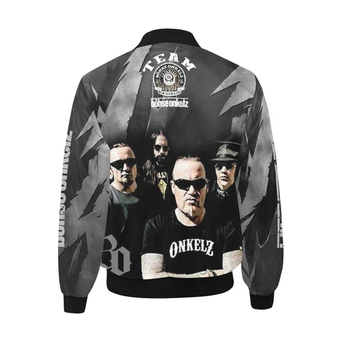 BÖHSE ONKELZ Quilted Fan Bomber Jacket