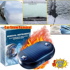 5X Hot Electromagnetic Car Snow Removal Device Upgrade Solar Drive Car Defroster