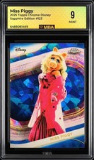 2025 Topps Chrome Disney Sapphire Edition: #123 Miss Piggy MBA 9 MINT