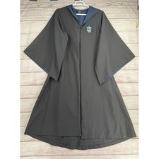 Universal Studios Harry Potter Robe Adult Small Black Ravenclaw Cosplay Hooded